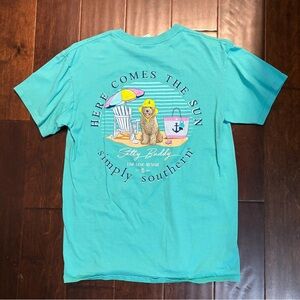 Simply Southern Turquoise Beach Dog T-Shirt